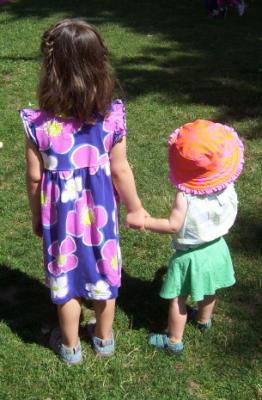 Siblings Spending Time Together on our Shared Playground